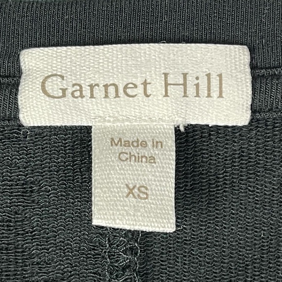 Garnet Hill popover Soft Knit Tunic Top Shirt asymmetric hem Stretchy EUC - Picture 6 of 9